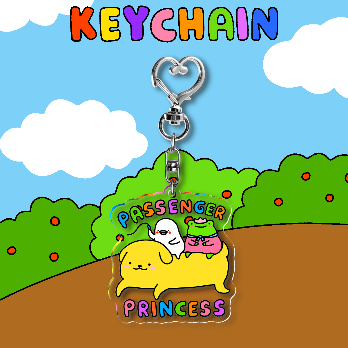 Passenger Princess Keychain