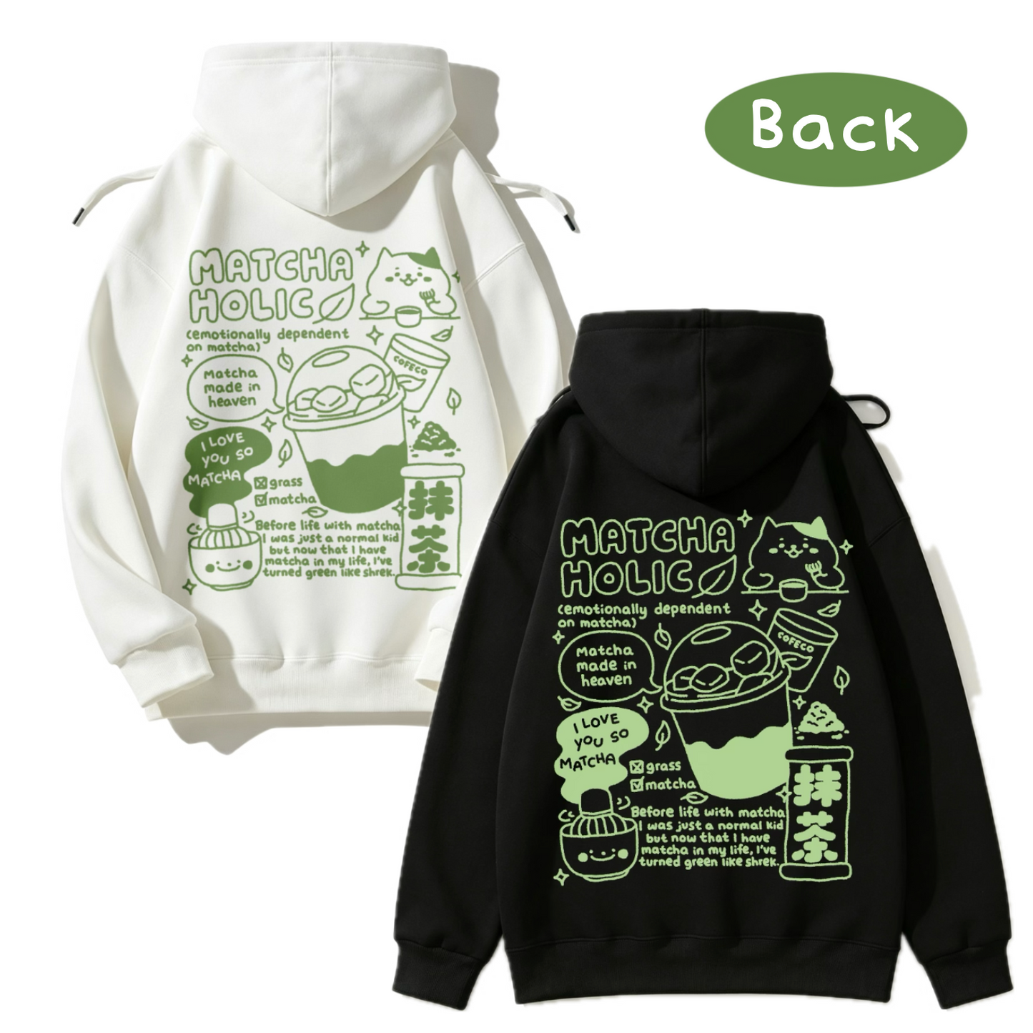 Matchaholic Apparel: Tshirt, Crewneck, Hoodie