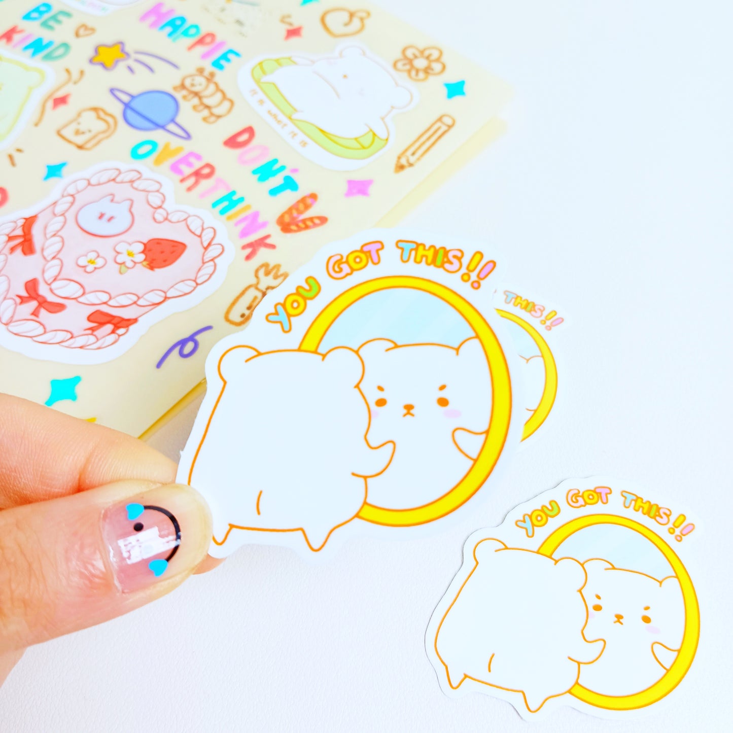 Motivational Mirror Sticker