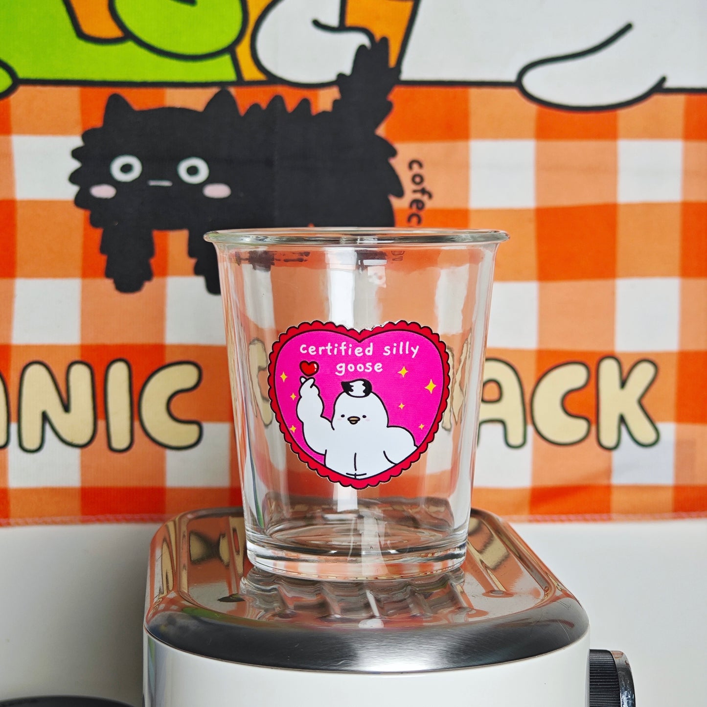 Certified Silly Goose Glass Cup