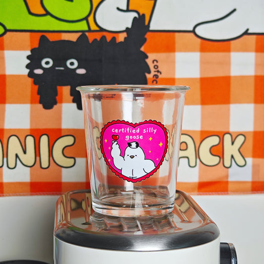 Certified Silly Goose Glass Cup
