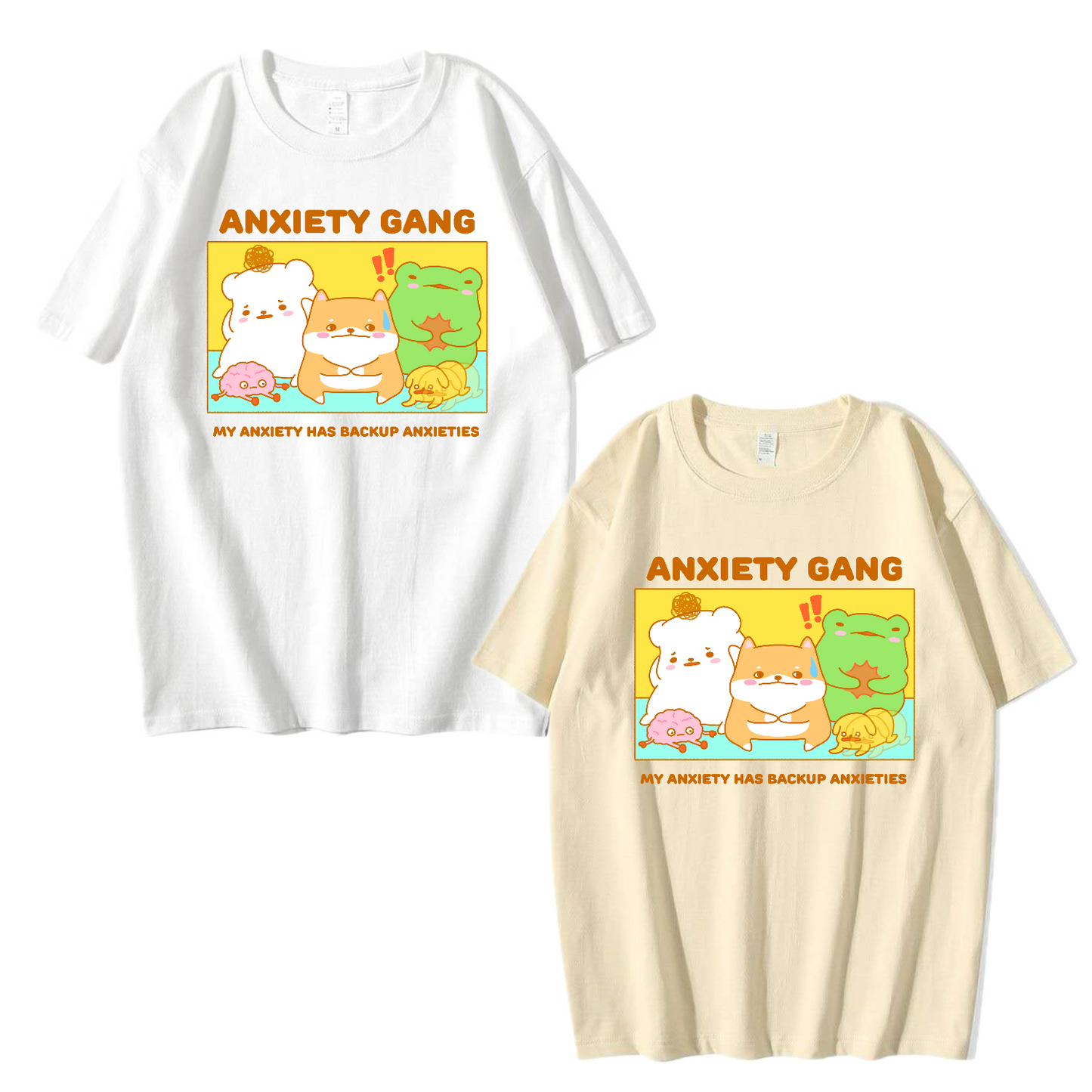 Anxiety Gang Apparel: Tshirt, Crewneck, Hoodie