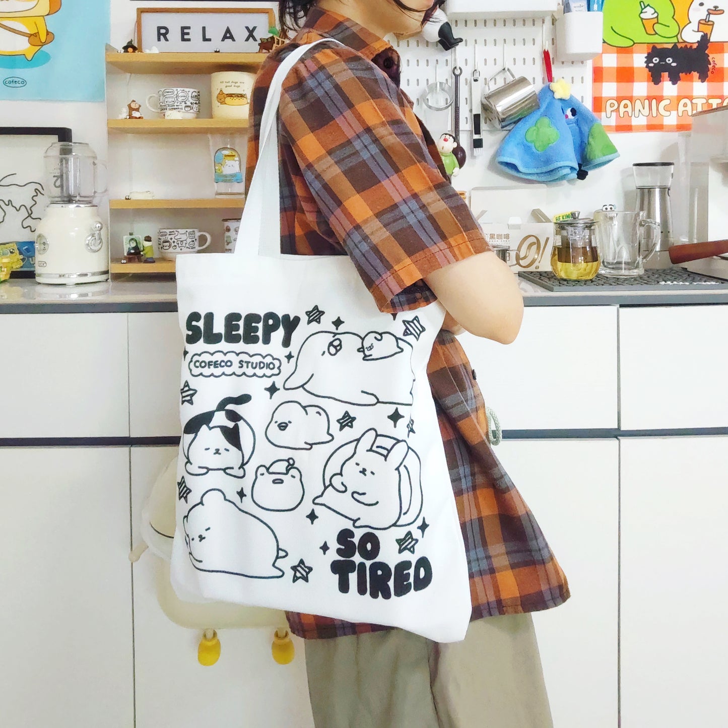 So Sleepy & Tired Tote Bag