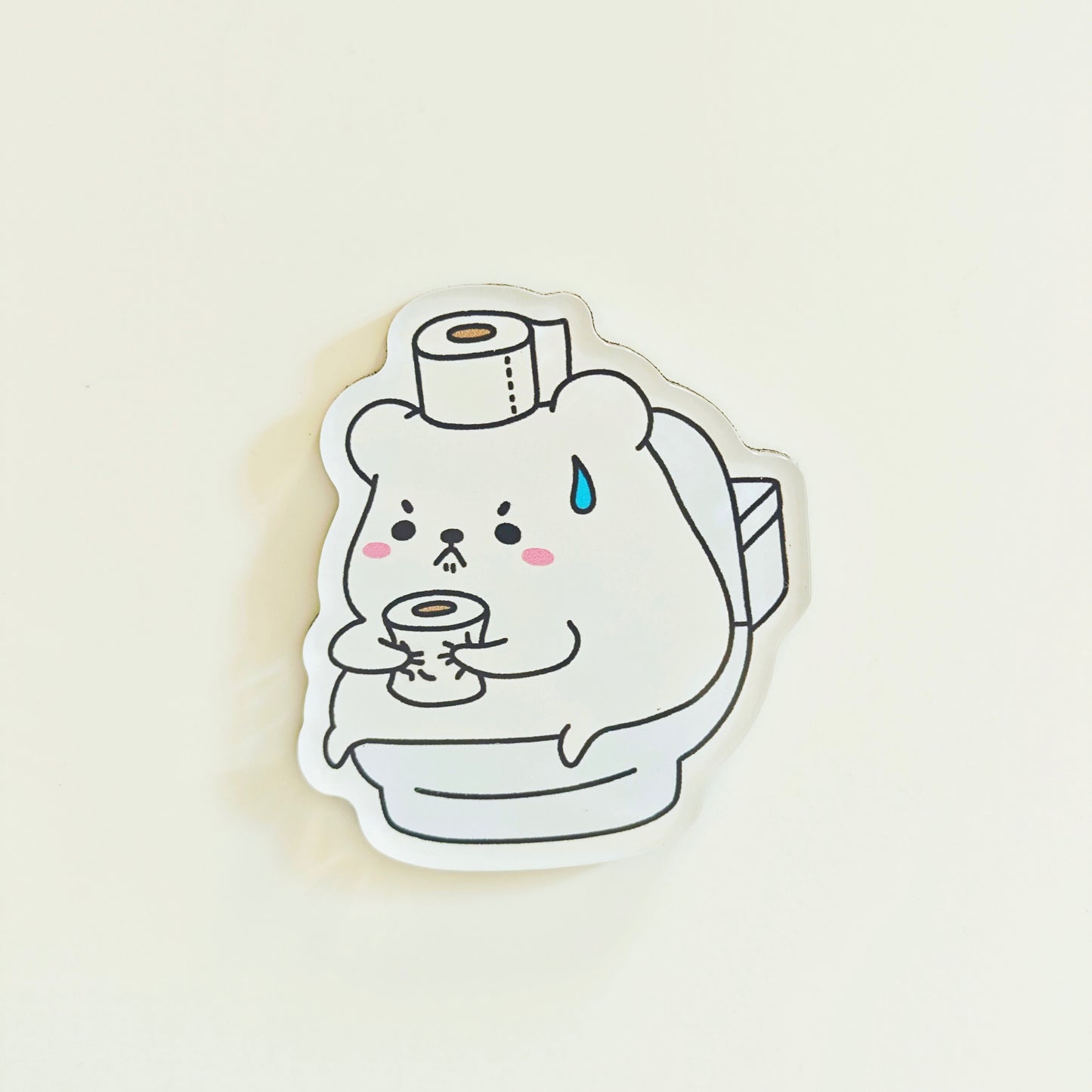 Constapooted Toilet Magnet