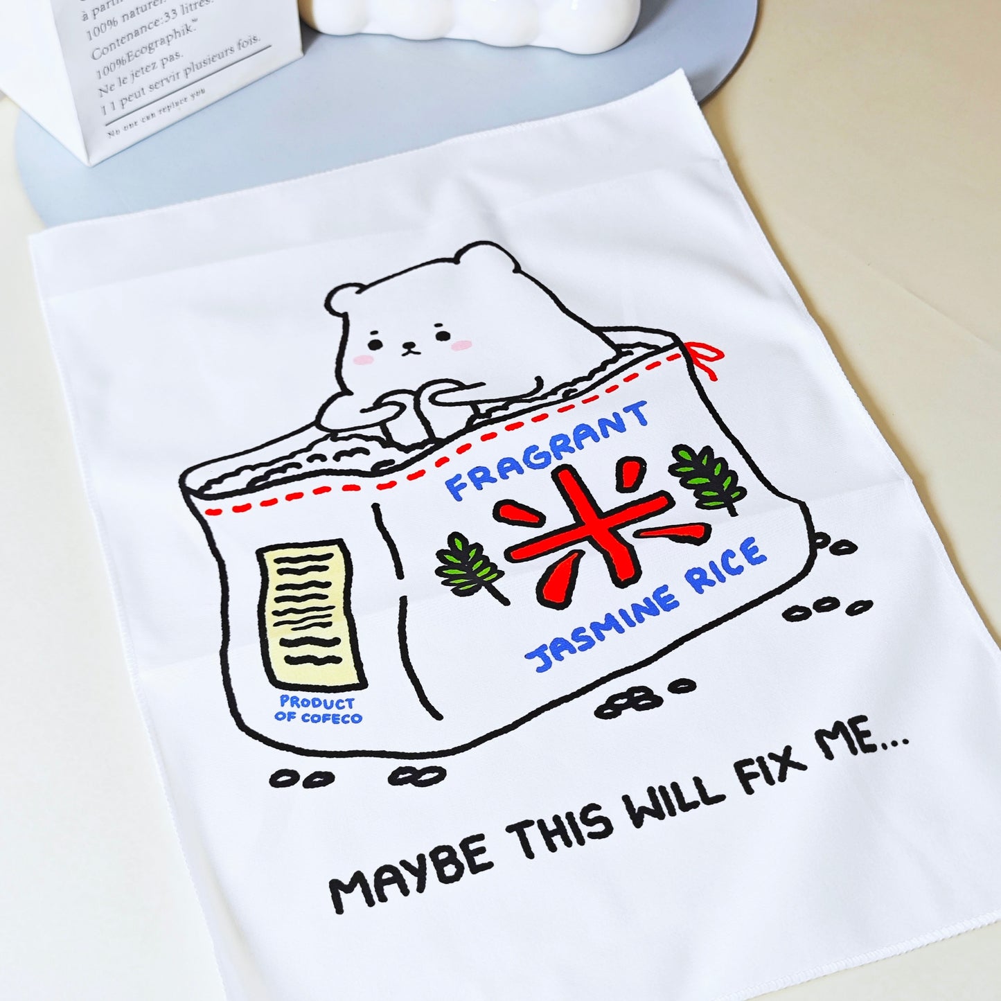 Rice Fixes Everything Tapestry