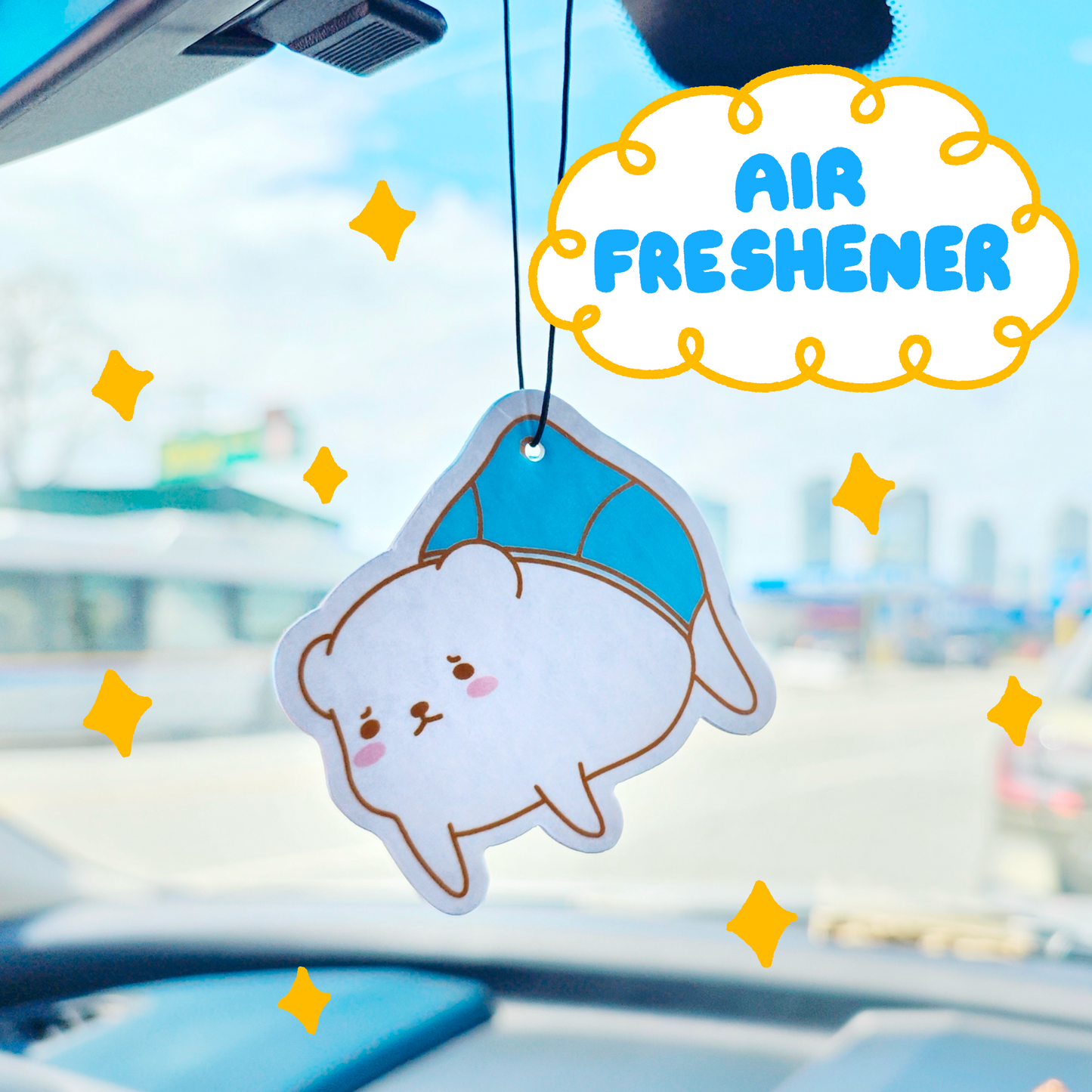 Underwear Bear Hanging Air Freshener