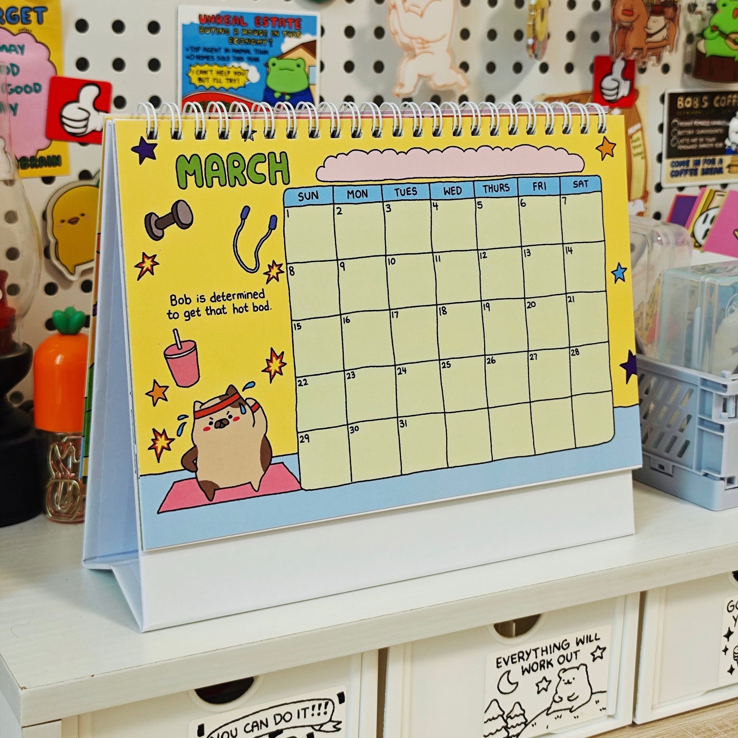 2026 Desk Calendar: Animal Town Edition