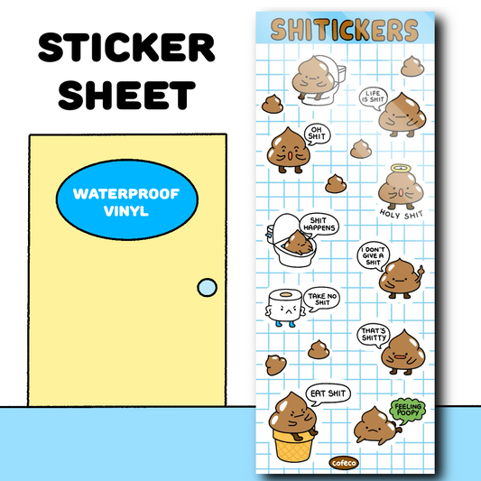 Shiticker Sticker Sheet