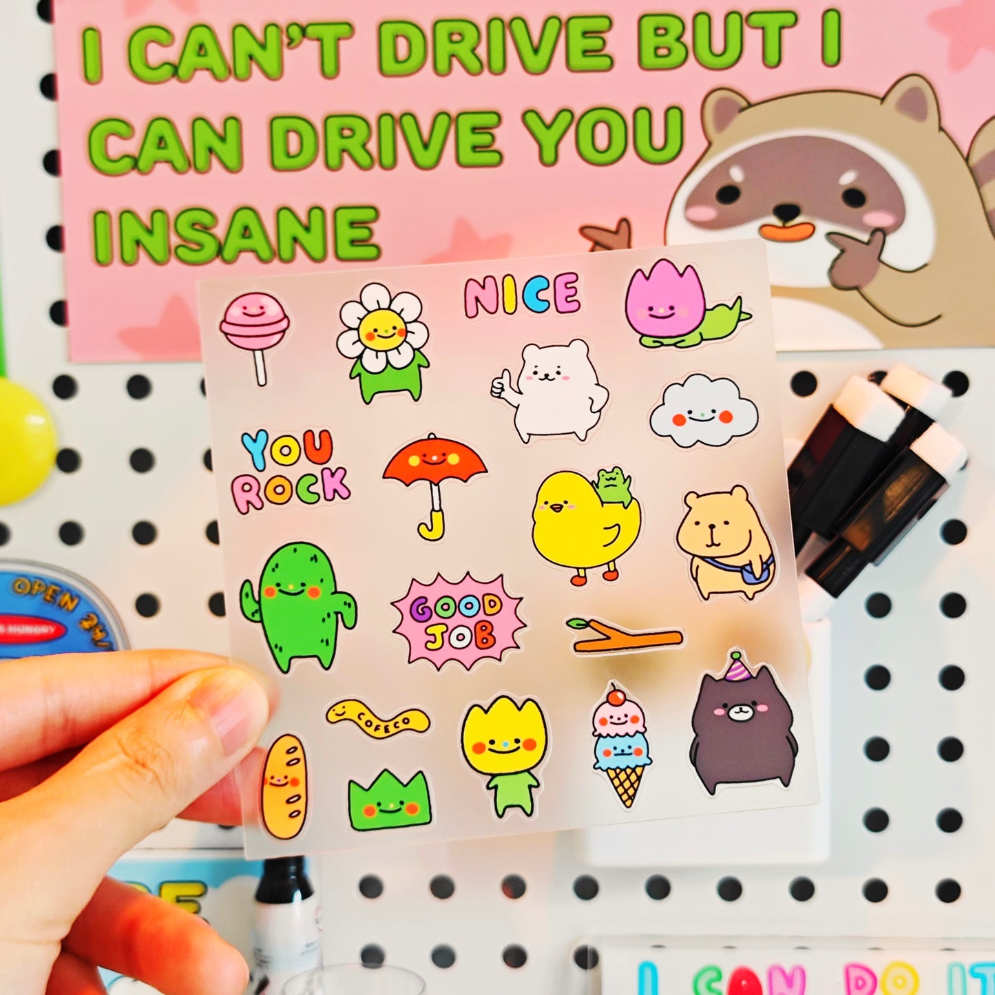 You Rock Fren Clear Matte Sticker Sheet
