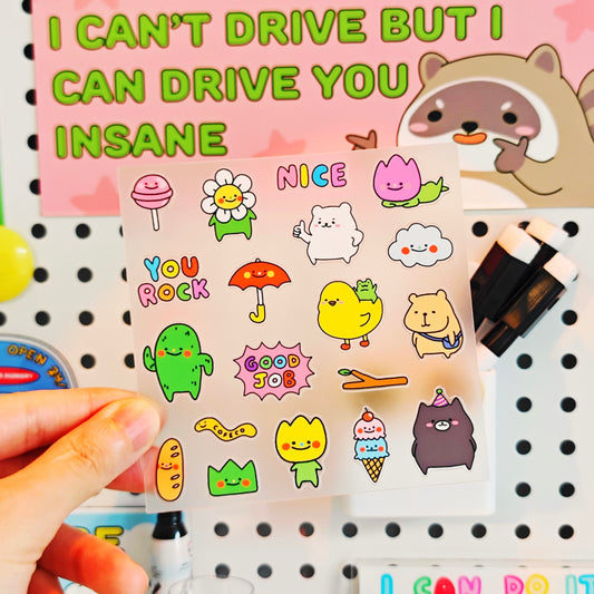 You Rock Fren Clear Matte Sticker Sheet