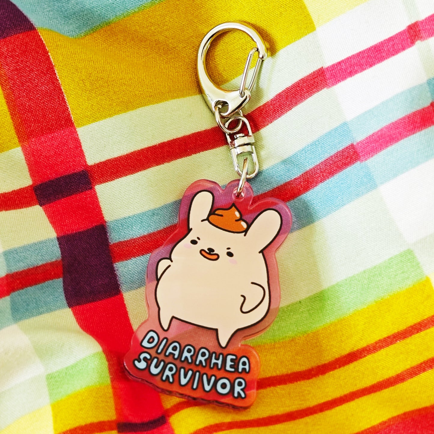 Diarrhea Survivor Keychain