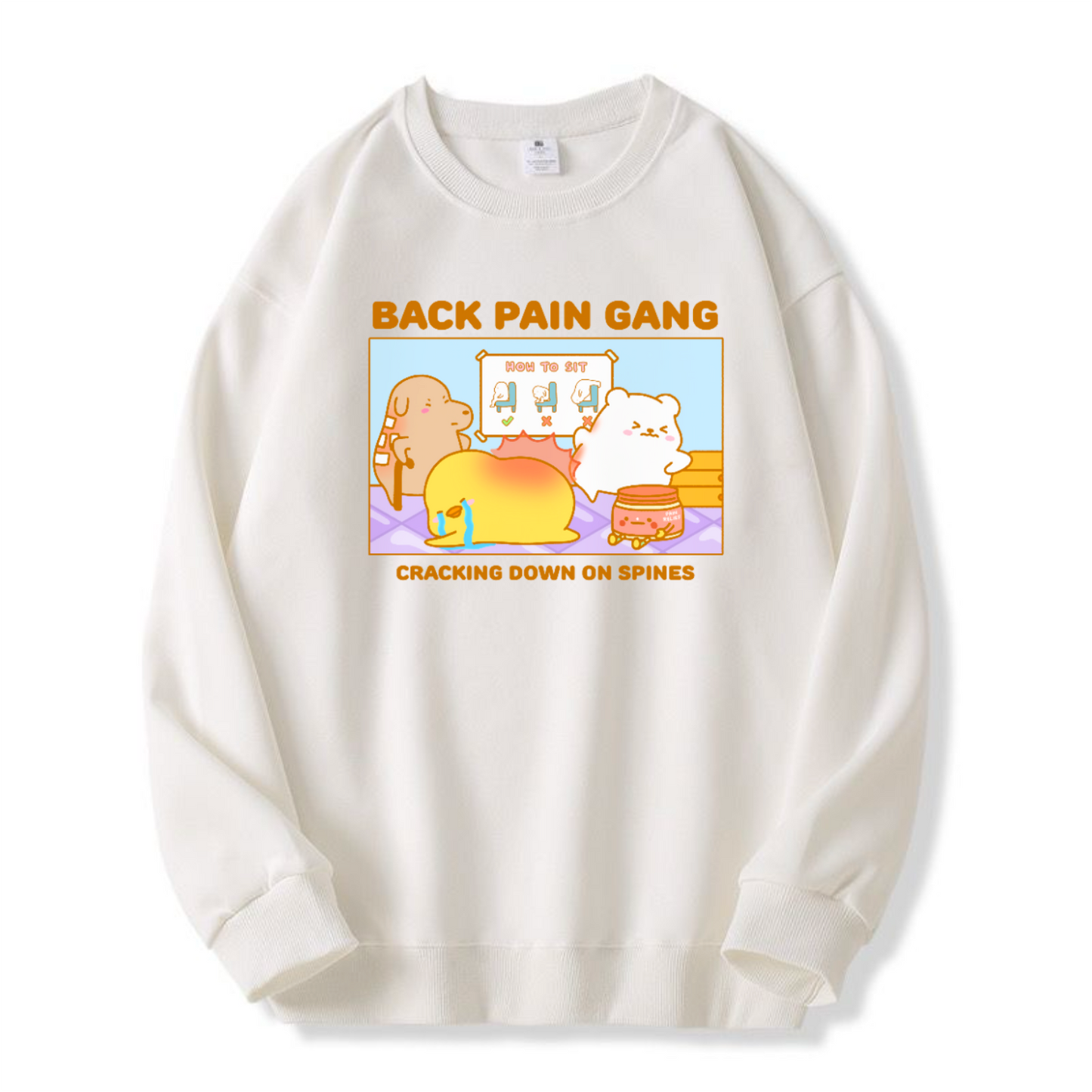 Back Pain Gang Apparel: Tshirt, Crewneck, Hoodie