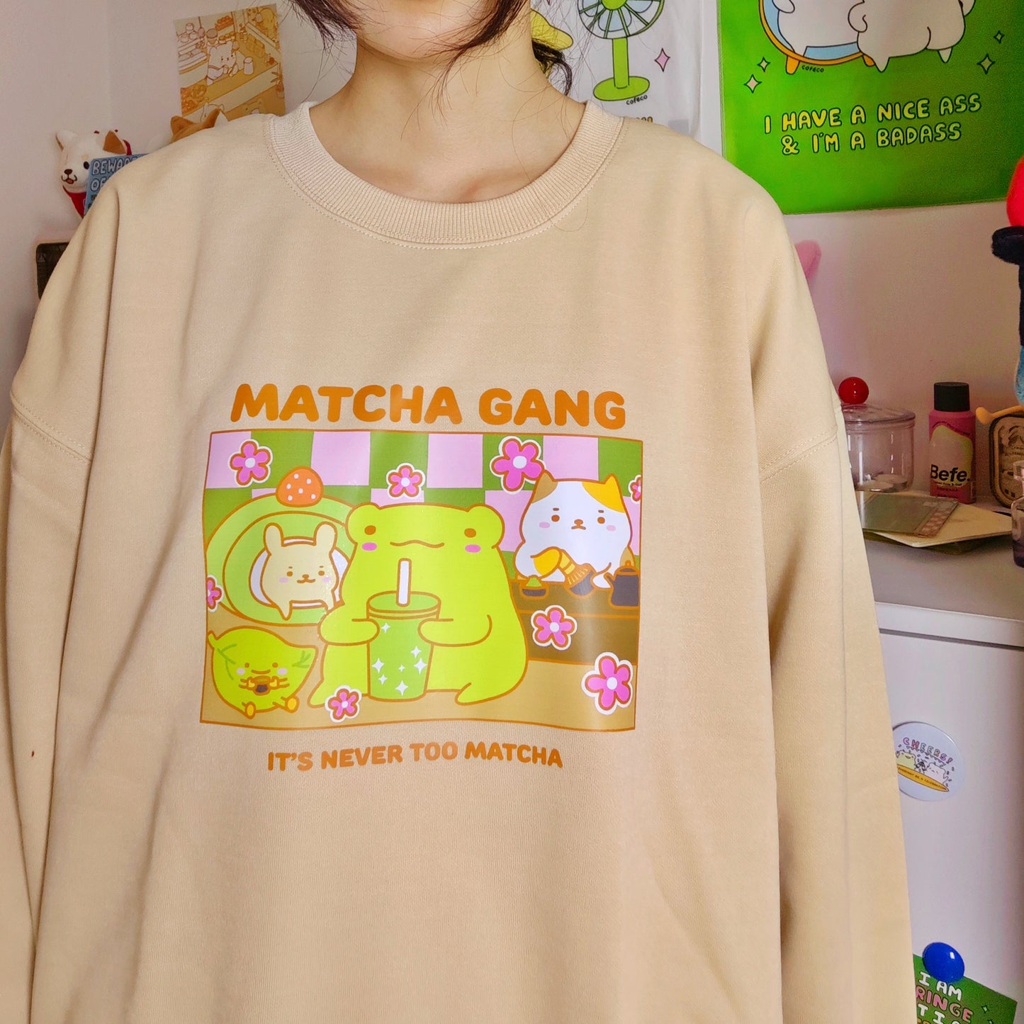 Matcha Gang Apparel: Tshirt, Crewneck, Hoodie