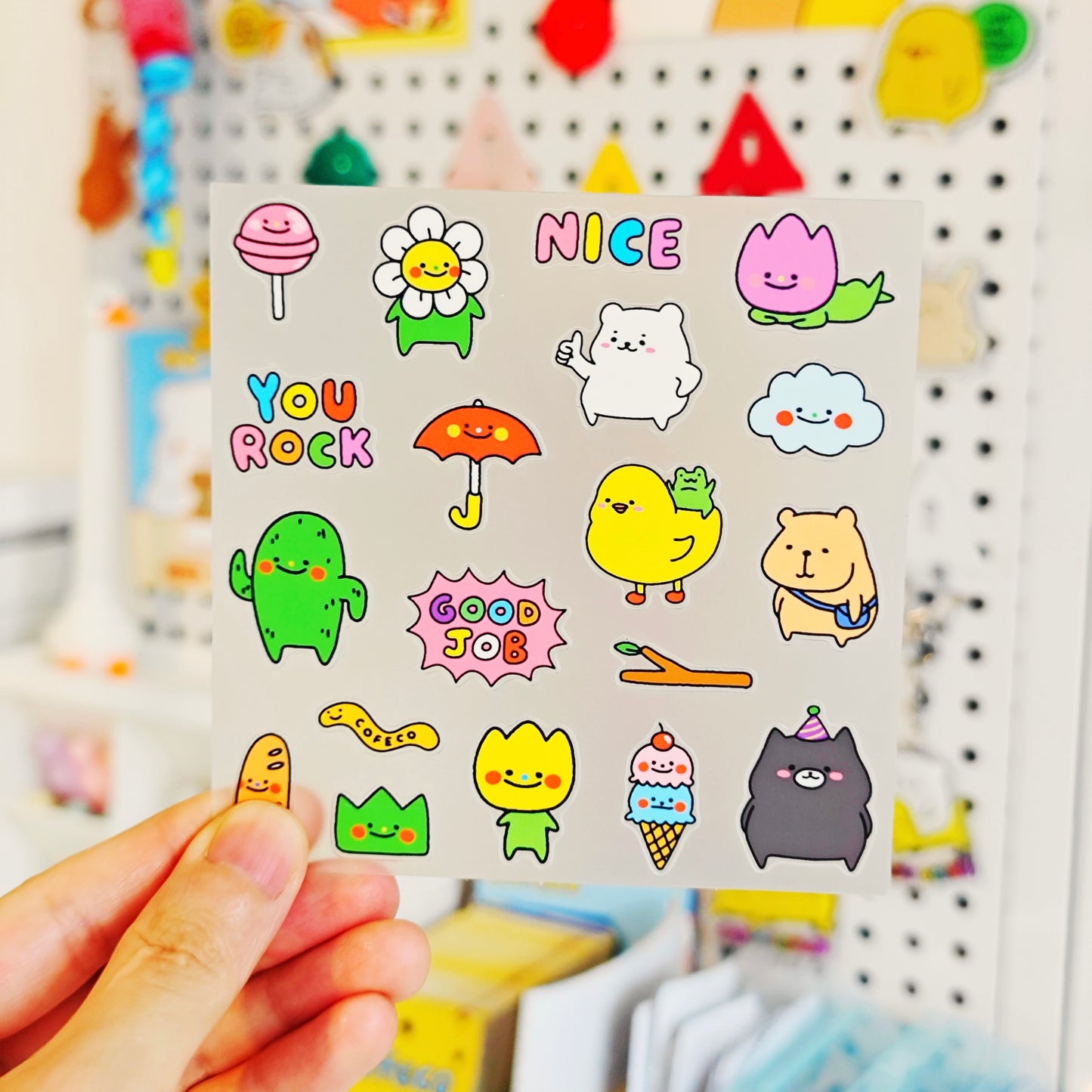You Rock Fren Clear Matte Sticker Sheet