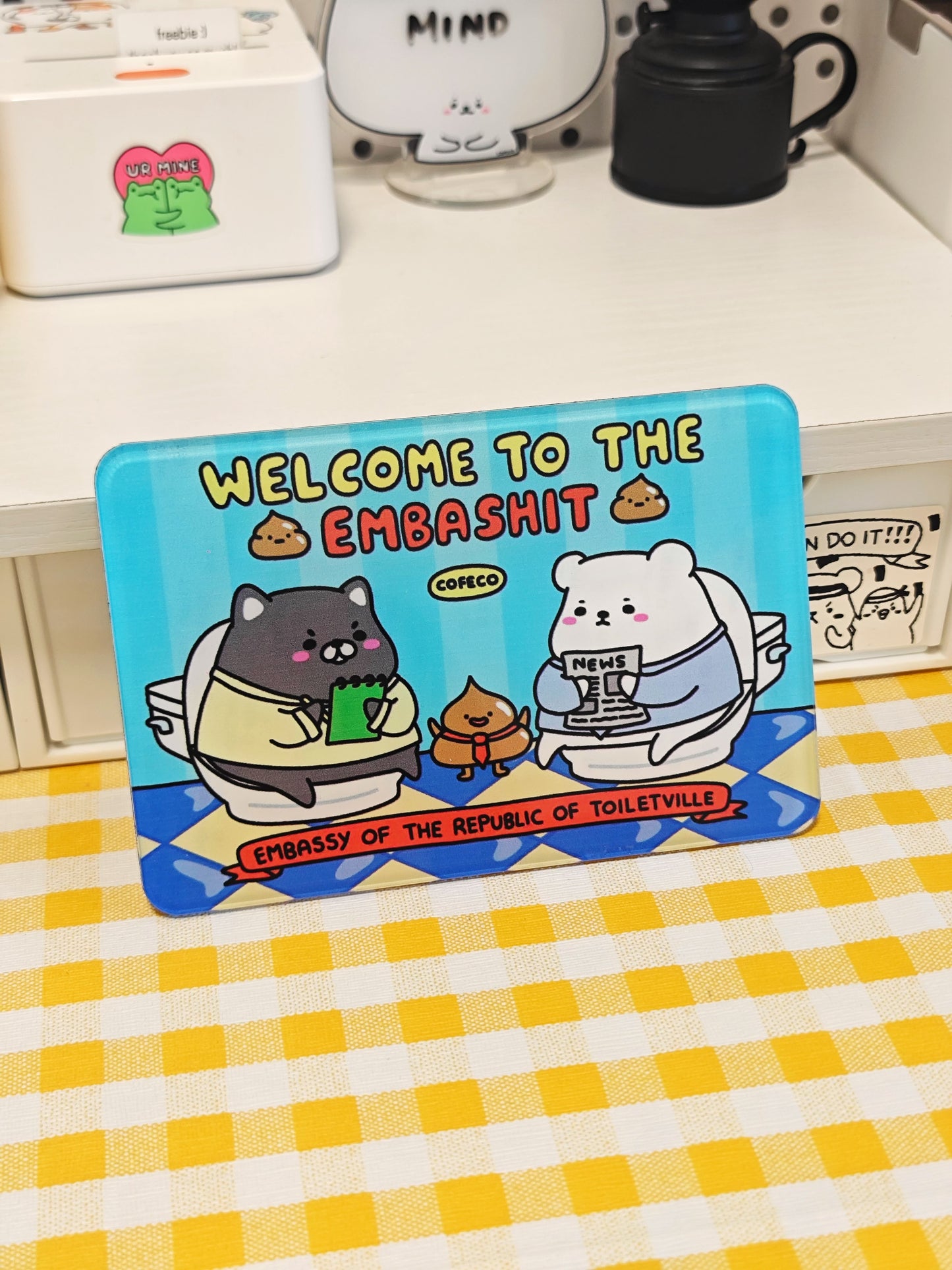 Welcome To The Embashit Sign