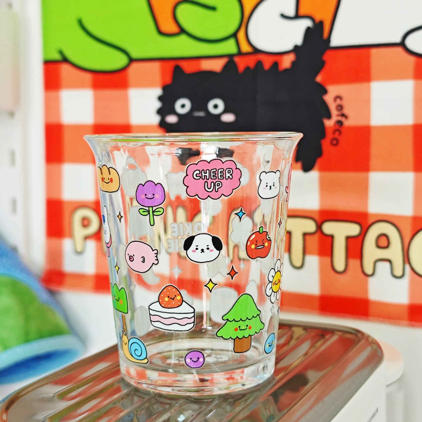 Animal Town Glass Cup