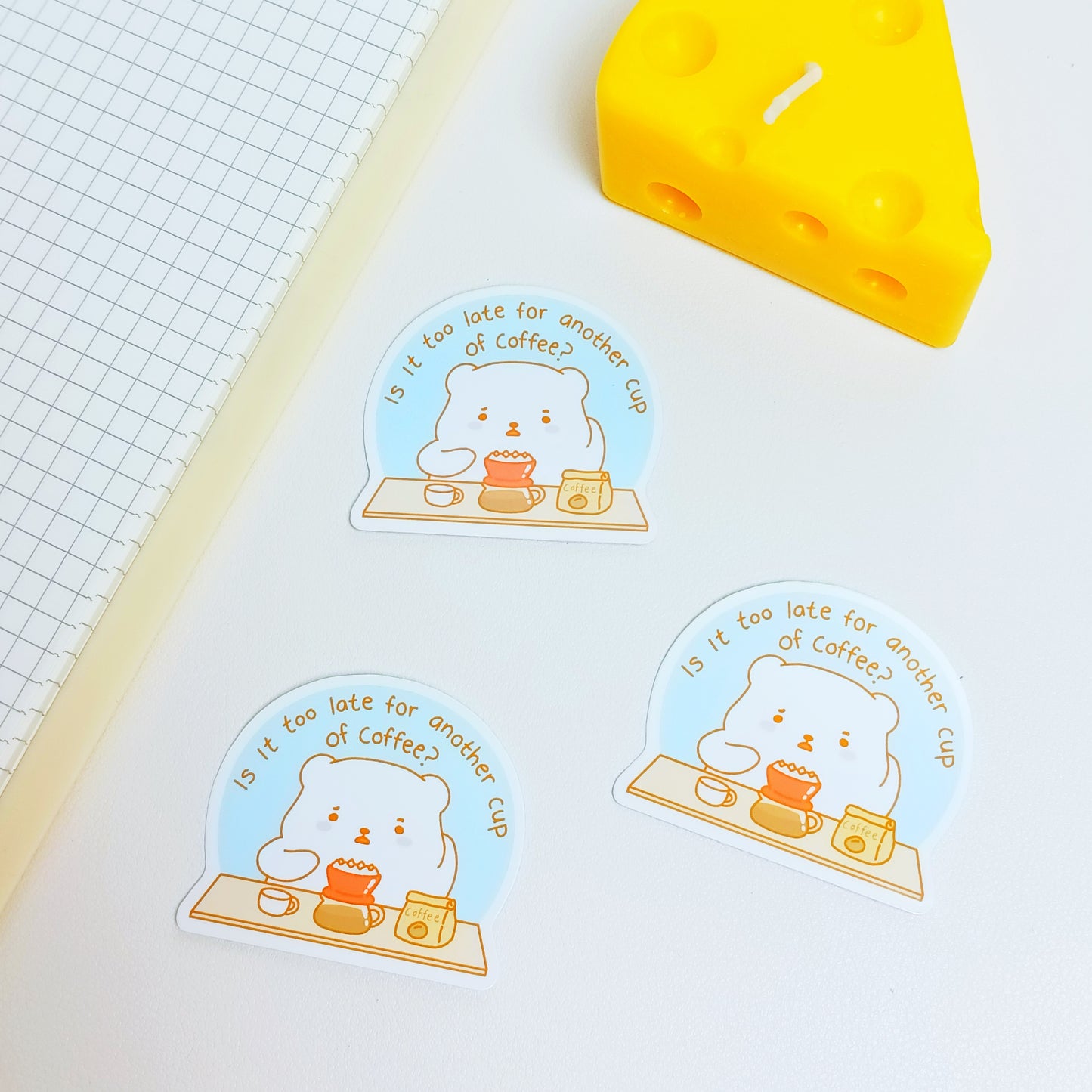 Quiet Bear Stickers Collection 1