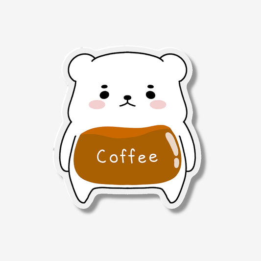 Coffee Acyrlic Pin