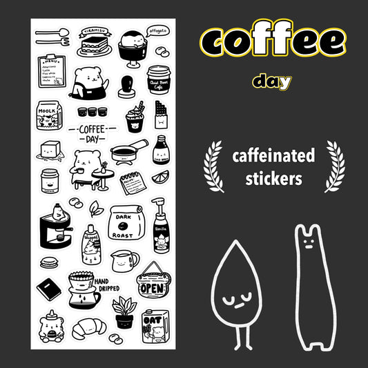 Coffee Day Sticker Sheet