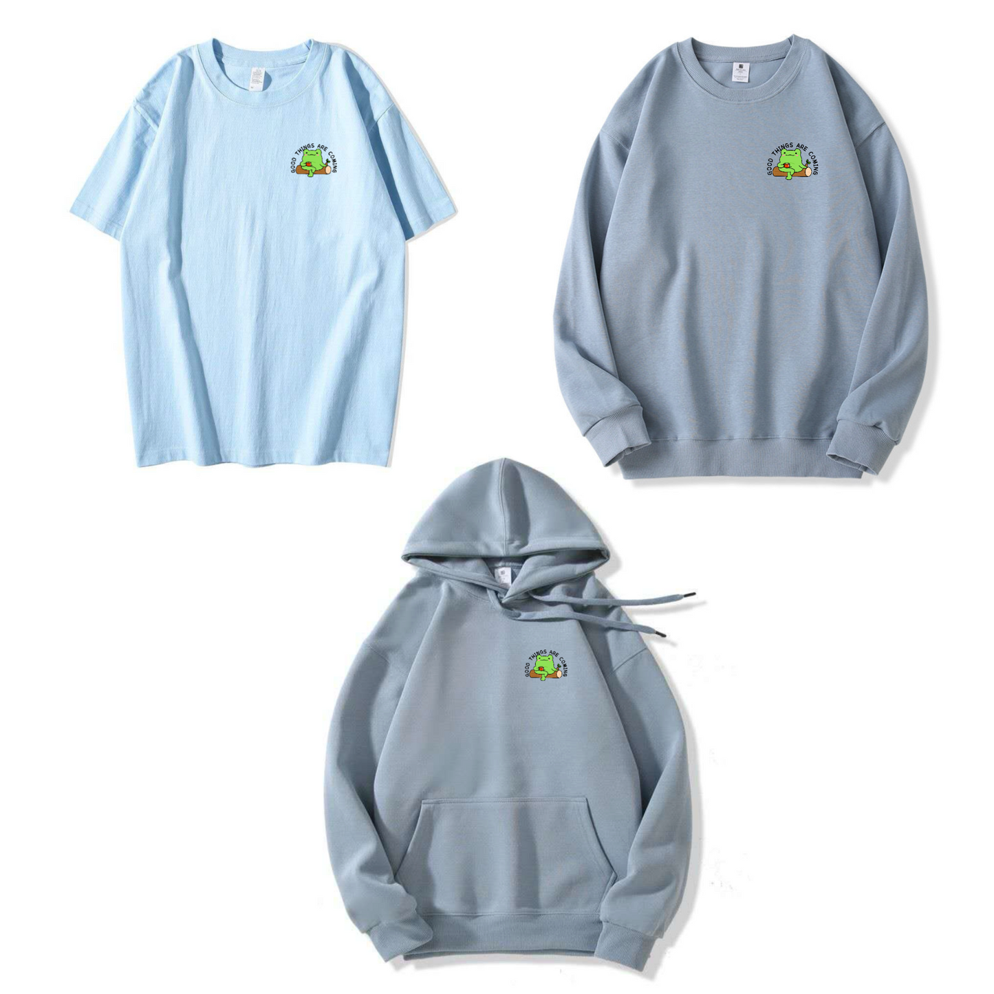 Good Things Are Coming Apparel: Tshirt, Crewneck, Hoodie