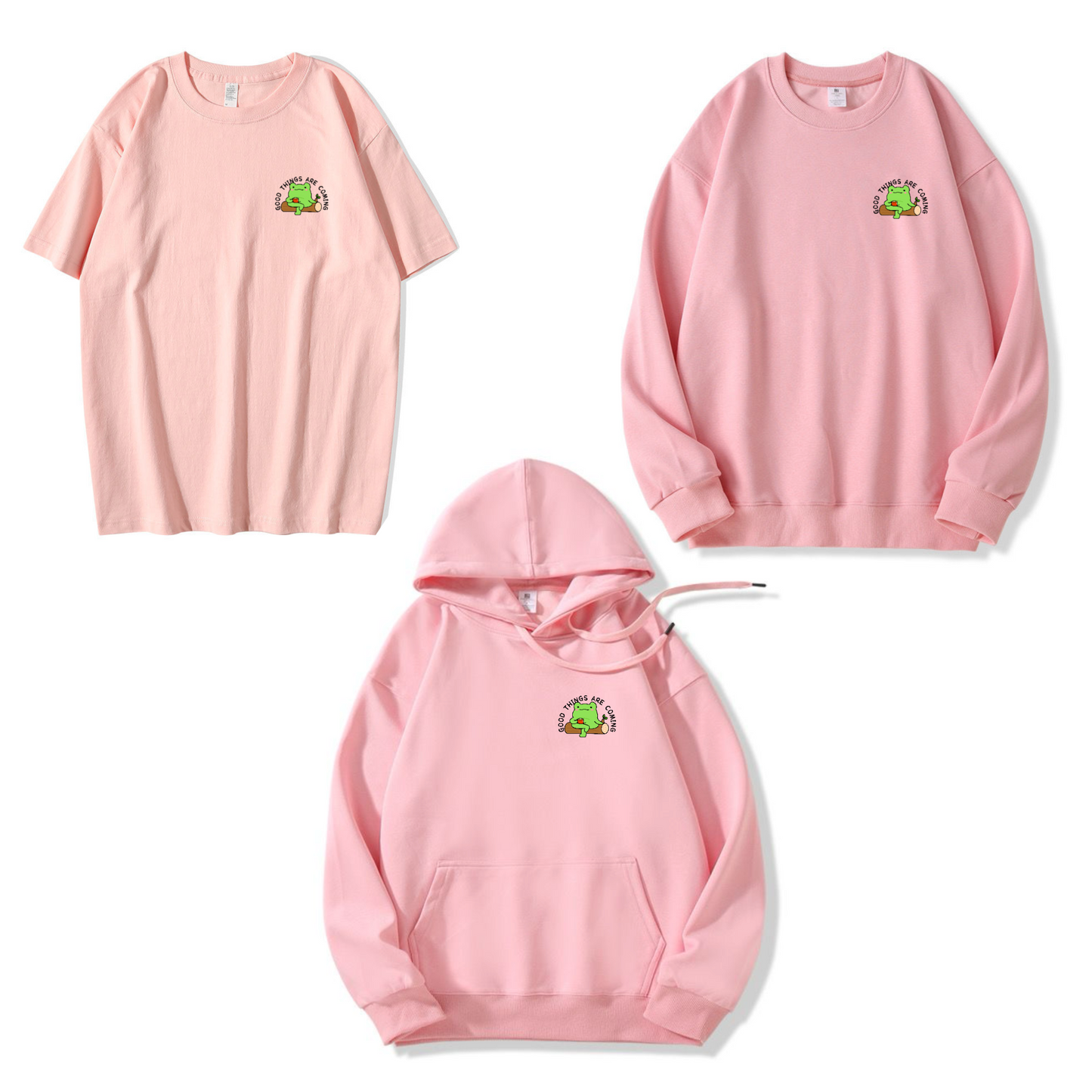 Good Things Are Coming Apparel: Tshirt, Crewneck, Hoodie