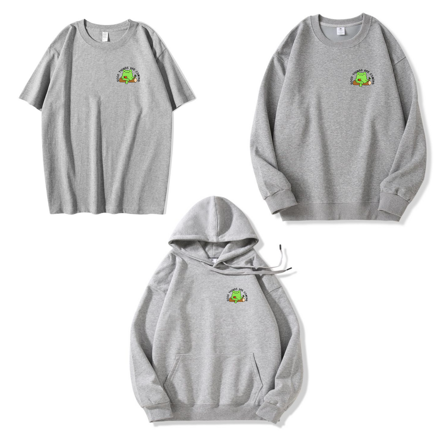 Good Things Are Coming Apparel: Tshirt, Crewneck, Hoodie