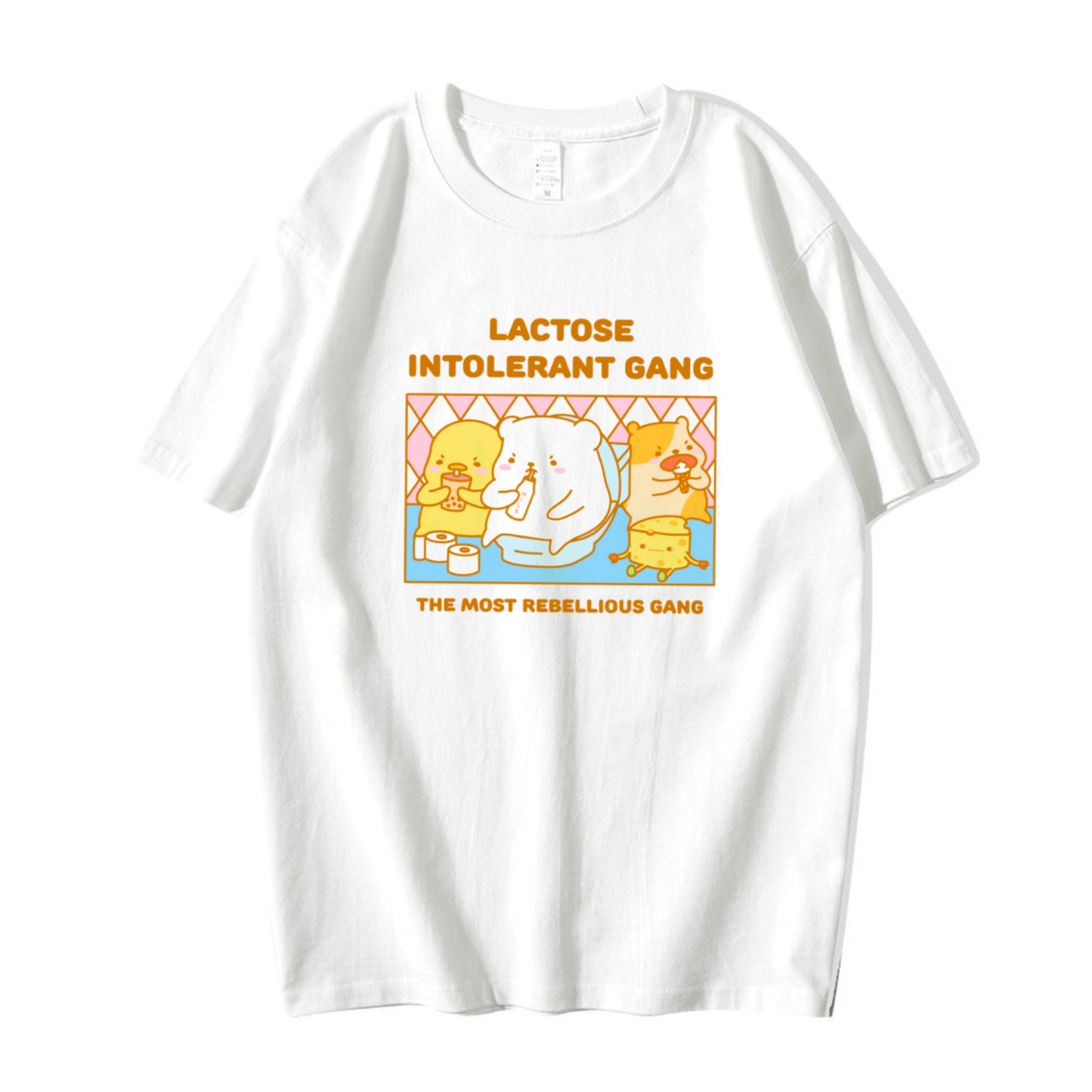 Lactose Intolerant Gang T shirt Cofeco