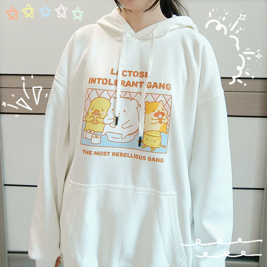 Lactose Intolerant Gang Hoodie